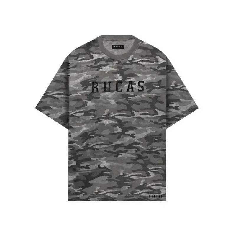 TDR X RUCAS Initial Camo T-Shirt Grey